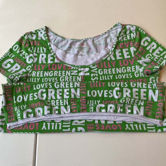 Lilly Pulitzer “Lilly Loves Green” Short-Sleeved Shirt - Picture 4 of 7